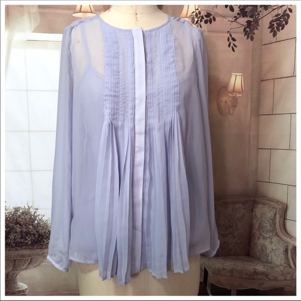 Daisy Fuentes long sleeve blouse with cami sizeXL